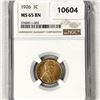 1926 Wheat Cent NGC-MS65 BN