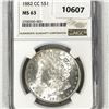 1882-CC Morgan Silver Dollar NGC-MS63