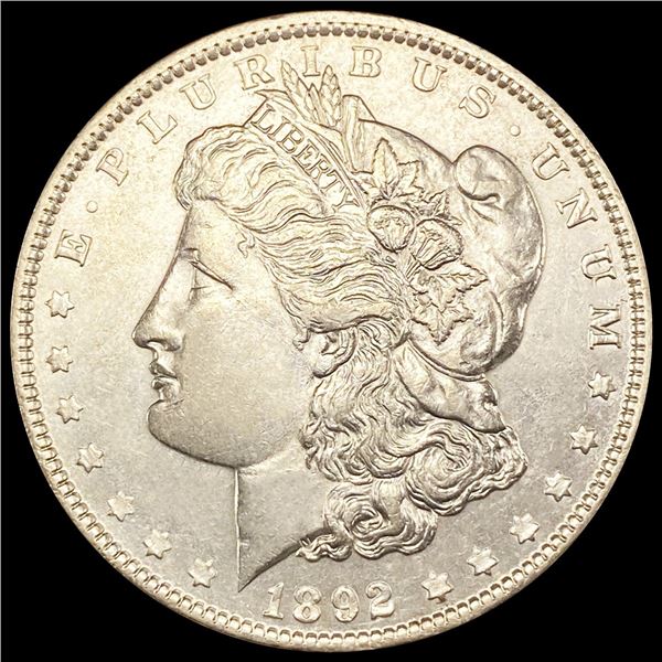 1892 Morgan Silver Dollar CLOSELY UNCIRCULATED
