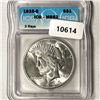 1935-S Silver Peace Dollar ICG-MS62 3 Rays