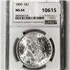 1890 Morgan Silver Dollar NGC-MS64