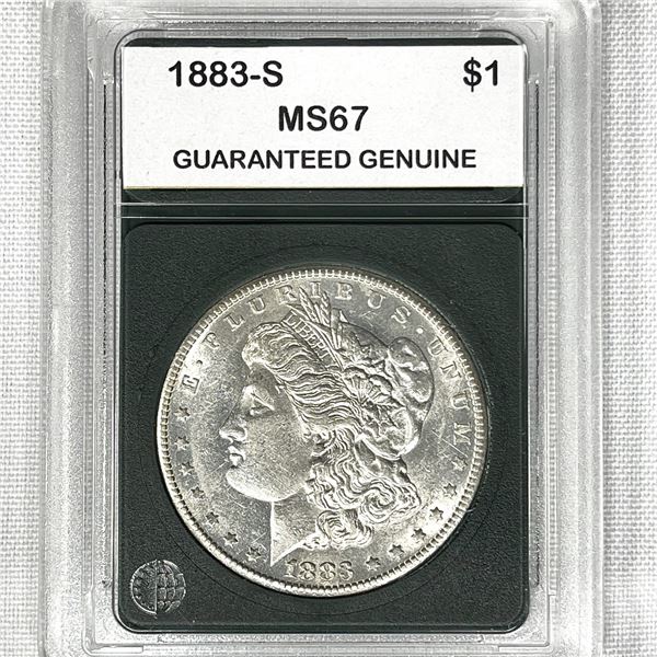 1883-S Morgan Silver Dollar GG-MS67