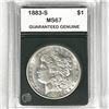1883-S Morgan Silver Dollar GG-MS67