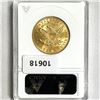 Image 2 : 1907 $10 Gold Eagle ANACS-MS62