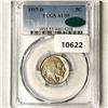 1917-D CAC Buffalo Nickel PCGS-AU55