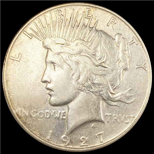 1927-S Silver Peace Dollar NEARLY UNCIRCULATED