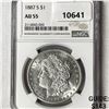 1887-S Morgan Silver Dollar NGC-AU55