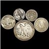 Image 2 : (5) Misc Coins LIGHTLY CIRCULATED