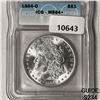 1884-O Morgan Silver Dollar ICG-MS64+