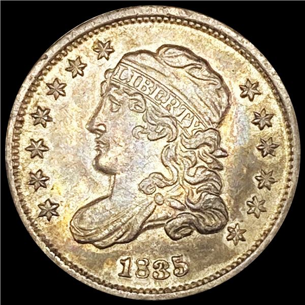 1835 Capped Bust Half Dime NEARLY UNCIRCULATED