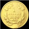 Image 2 : 1854 Rare Gold Dollar NICELY CIRCULATED