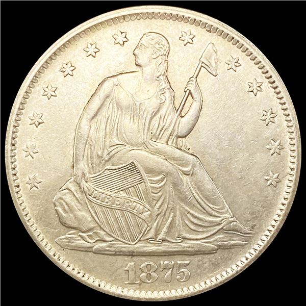 1875-S Seated Liberty Half Dollar UNCIRCULATED