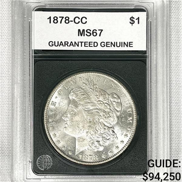1878-CC Morgan Silver Dollar PGA-MS67