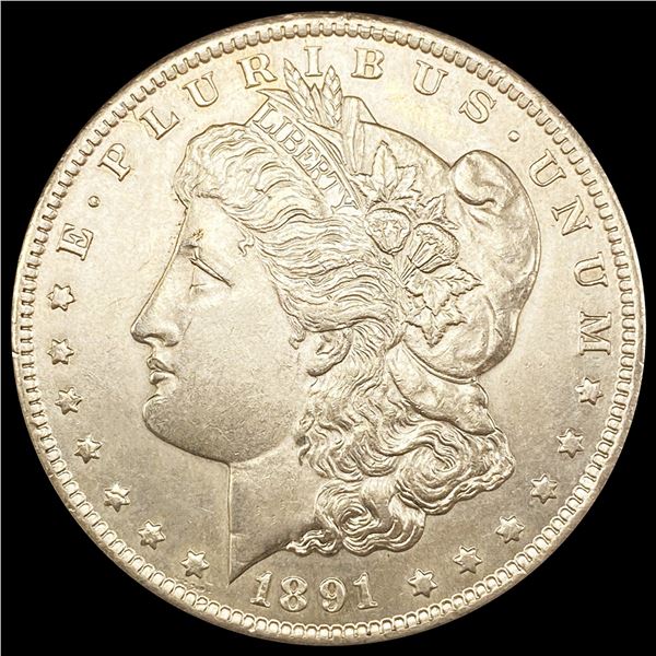 1891-CC Morgan Silver Dollar UNCIRCULATED