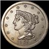 1851 Braided Hair Half Cent UNCIRCULATED