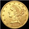 1887-S $5 Gold Half Eagle UNCIRCULATED