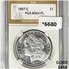 1897-S Morgan Silver Dollar PGA-MS64 PL