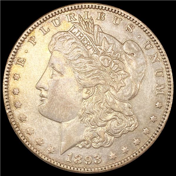 1893 Morgan Silver Dollar NEARLY UNCIRCULATED