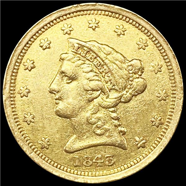 1843-O $2.50 Gold Quarter Eagle ABOUT