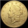 1854 Sm. Date $20 Gold Double Eagle ABOUT