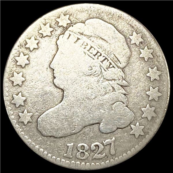 1827 Capped Bust Dime NICELY CIRCULATED