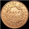 Image 2 : 1834 RD Classic Head Half Cent UNCIRCULATED