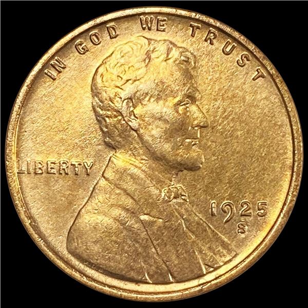 1925-S RD Wheat Cent UNCIRCULATED
