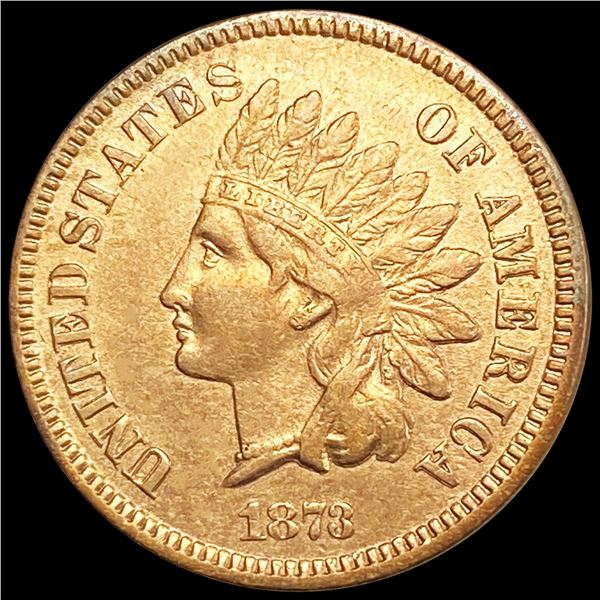 1873 'Closed 3' Indian Head Cent UNCIRCULATED