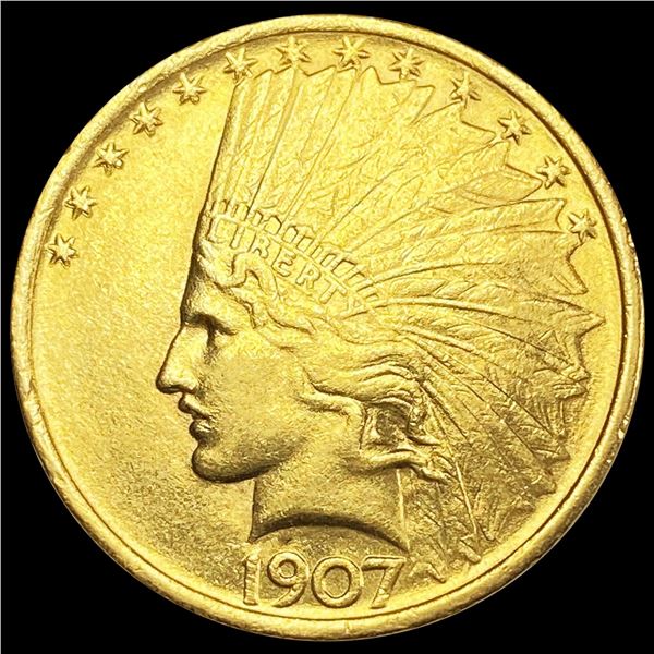1907 $10 Gold Eagle UNCIRCULATED