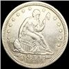 Image 1 : 1854 'Arrows' Seated Liberty Quarter NEARLY