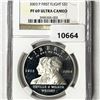 Image 1 : 2003 1st Flight Silver Dollar NGC-PF69 UC