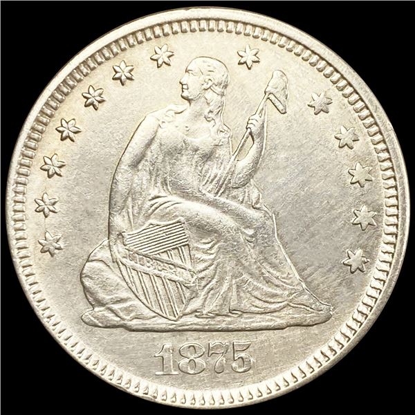 1875 Seated Liberty Quarter UNCIRCULATED