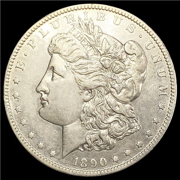 1890-CC Morgan Silver Dollar CLOSELY UNCIRCULATED