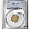 Image 1 : 1858 Flying Eagle Cent PCGS-VF35 Sm Letters