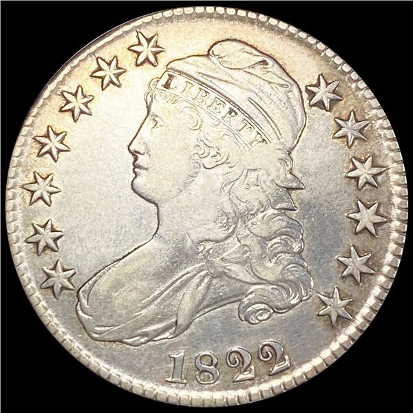1822 Capped Bust Half Dollar ABOUT UNCIRCULATED