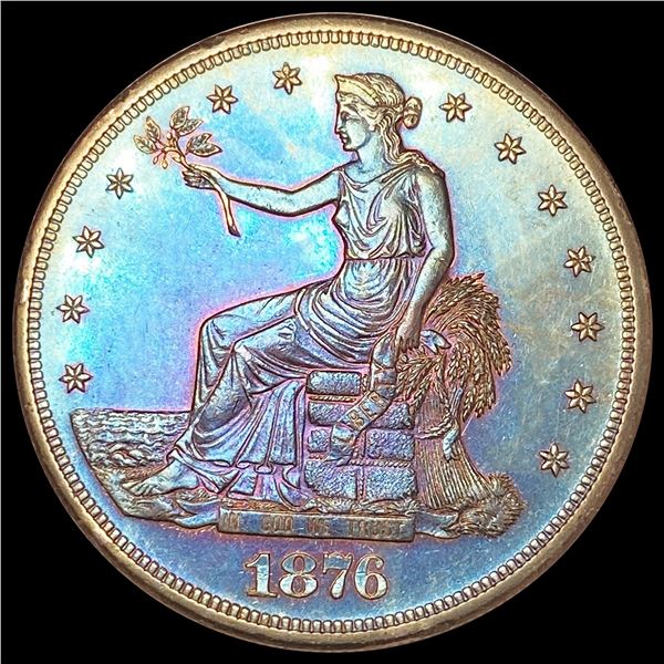 1876-S Silver Trade Dollar UNCIRCULATED