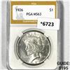 Image 1 : 1926 Silver Peace Dollar PGA-MS63