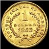 Image 2 : 1853 Rare Gold Dollar CHOICE BU