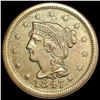 Image 1 : 1847 Braided Hair Large Cent CLOSELY UNCIRCULATED