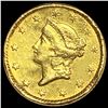 Image 1 : 1851 Rare Gold Dollar CLOSELY UNCIRCULATED