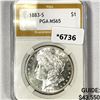 Image 1 : 1883-S Morgan Silver Dollar PGA-MS65