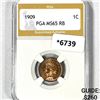 Image 1 : 1909 Indian Head Cent PGA-MS65 RB