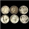 Image 1 : (6) Misc Dimes UNCIRCULATED
