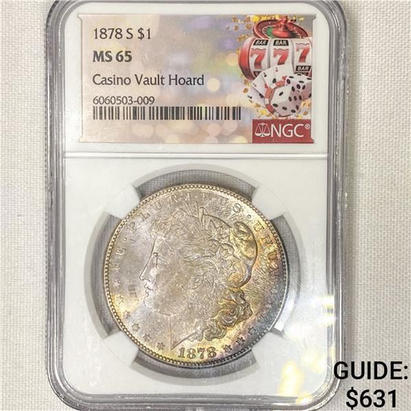 1878-S Morgan Silver Dollar NGC-MS65