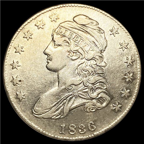 1836 Capped Bust Half Dollar ABOUT UNCIRCULATED