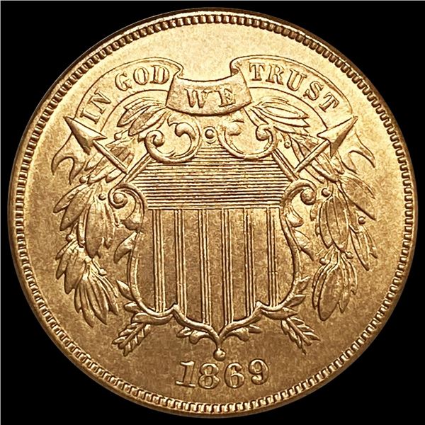 1869 Two Cent Piece UNCIRCULATED