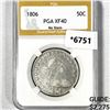 Image 1 : 1806 Draped Bust Half Dollar PGA-XF40