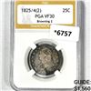 Image 1 : 1825/4(2) Capped Bust Quarter PGA-VF30 Browning 2