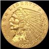 Image 1 : 1908 $2.50 Gold Quarter Eagle CLOSELY