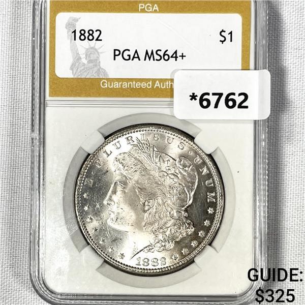 1882 Morgan Silver Dollar PGA-MS64+